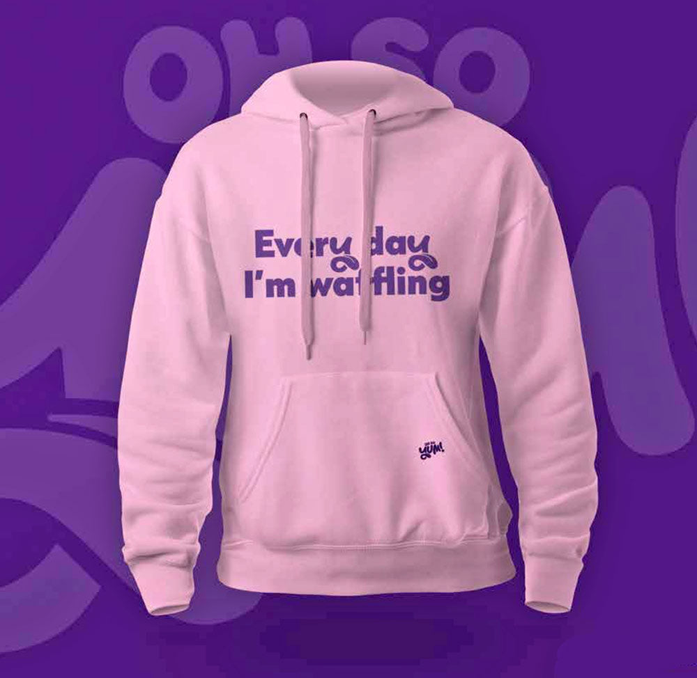 Everyday I'm Wafflin Hoodie - Oh So Yum - Taste of Happiness