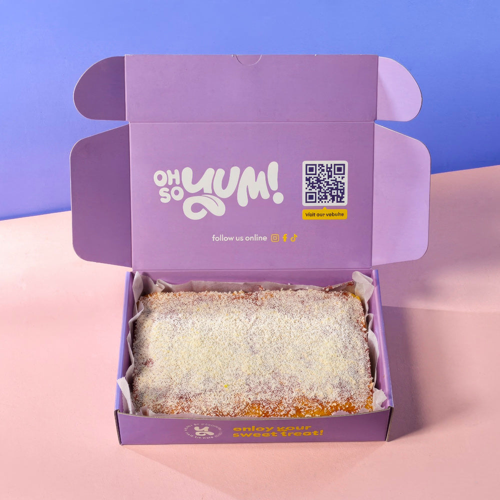 Jam & Coconut Pudding